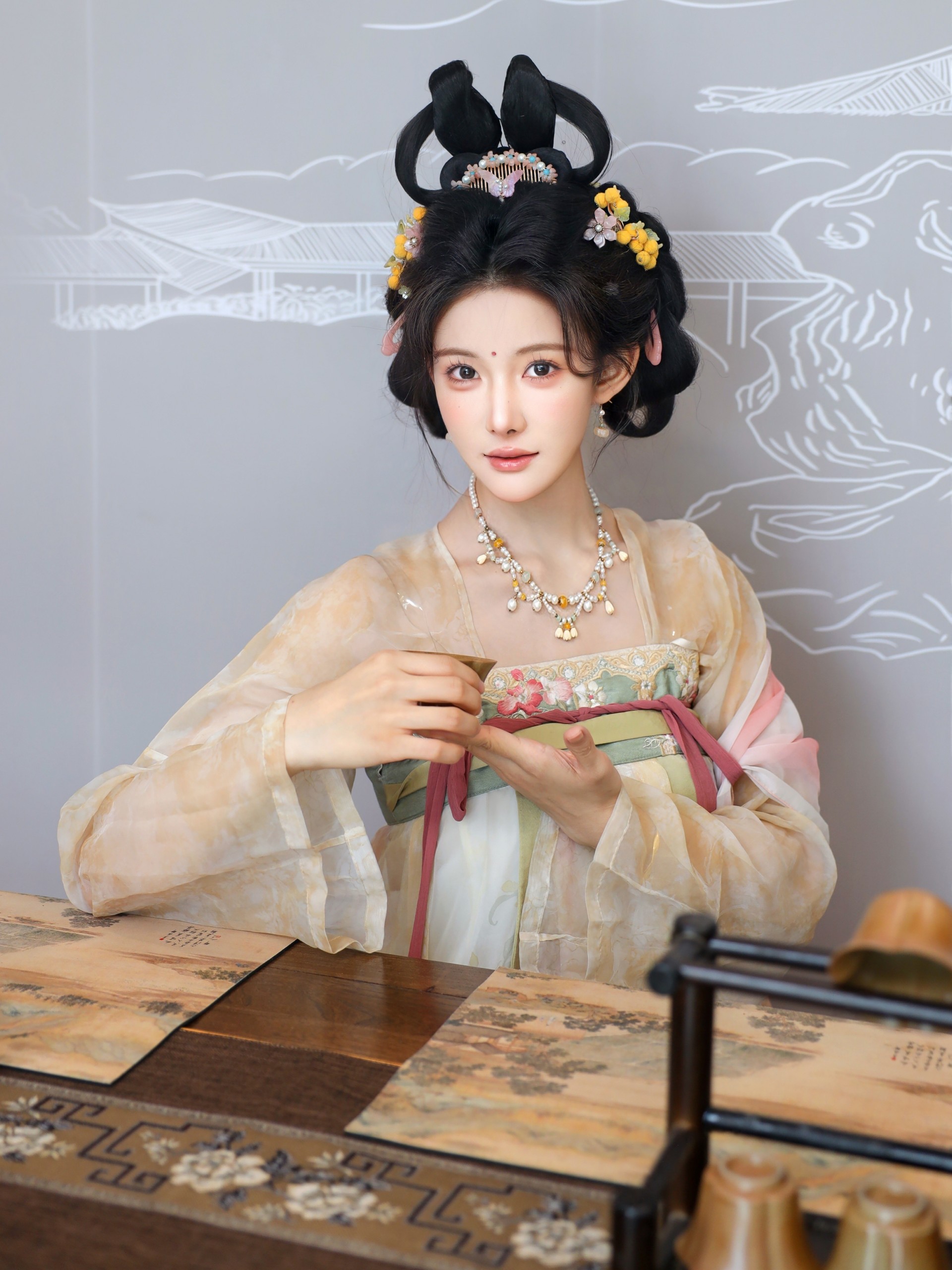 68c317e63bfad.jpg 【原版无水印首发】秀人网 梨霜儿 高颜值大美女 最新超美《唐装》作品 / 112P+2.1G