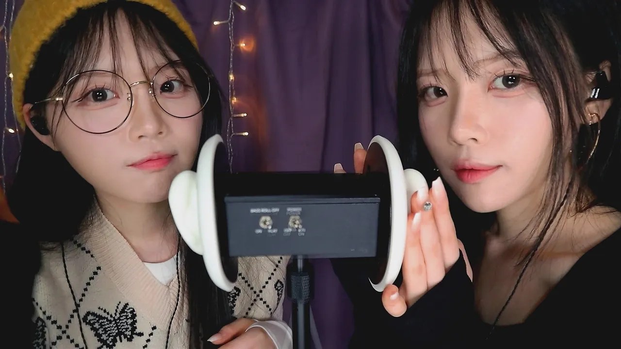 图片[1]-[nara]深度刺激的双胞胎耳朵清洁-ASMR nara / 韩国ASMR-秀房