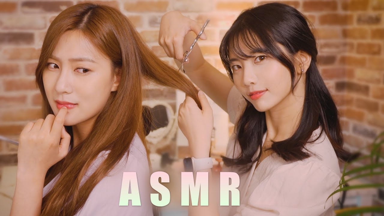 图片[1]-[Suna助眠]和吴夏荣姐姐一起玩弄头发|梳头按摩-ASMR Suna 꿀꿀선아 / 韩国ASMR-秀房