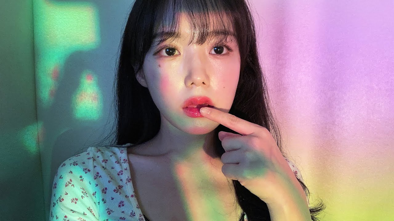 图片[1]-[Jamonghae]我会用唾液给你化妆|强烈的口腔音-Jamonghae柚子 / 韩国ASMR-秀房
