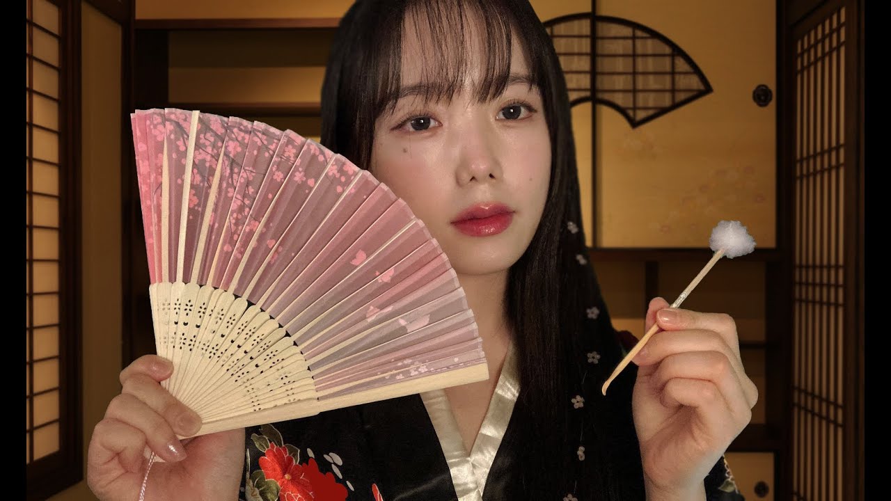 图片[1]-[亚蒙赫]躺在我的腿上|掏耳店员为你做全套采耳|耳朵按摩-迷路的番茄 / 国内ASMR-秀房
