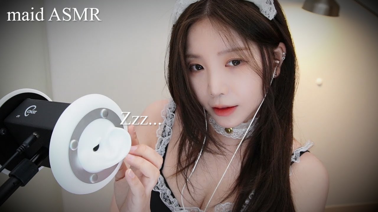 图片[1]-[Yoon ying]温柔的女仆轻声轻抚你的耳朵让你入睡-允英yoon ying / 韩国ASMR-秀房