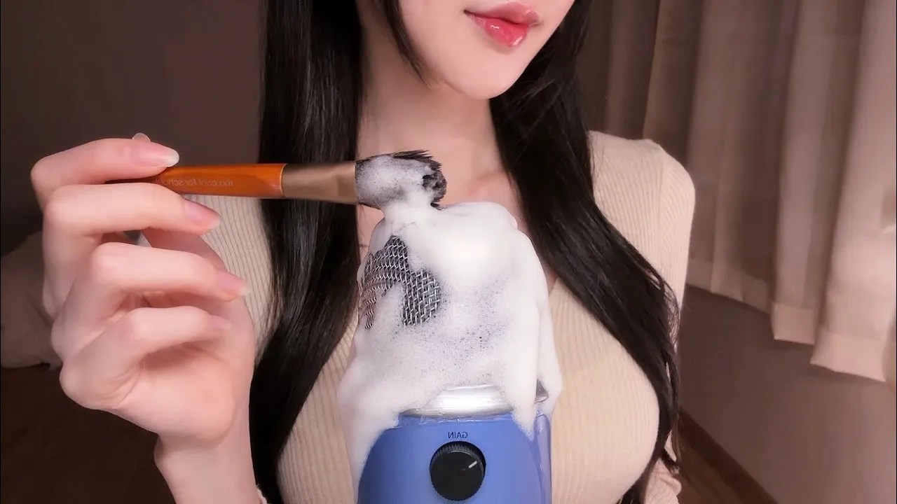 图片[1]-[plob플롭]软绵绵融化的刺激性大脑按摩|泡沫|面霜|芦荟-迷路的番茄 / 国内ASMR-秀房