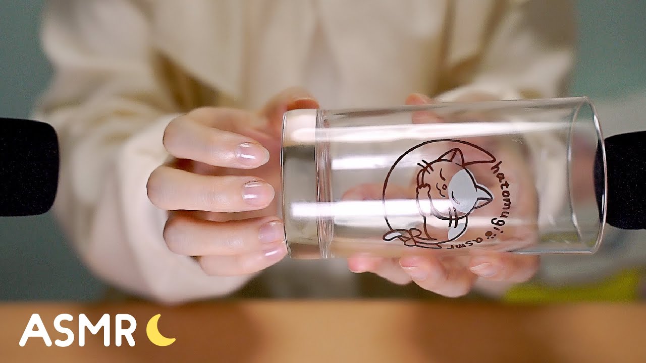 图片[1]-Hatomugi敲击各种玻璃制品的声音 Glass Sounds-Hatomugi ASMR / 日本ASMR-秀房