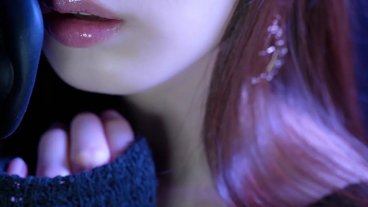 图片[1]-[Cham]超近距离的湿润轻语耳语|闪闪发亮的嘴唇-ASMR Cham ちゃむ / 日本ASMR-秀房