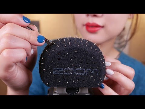 图片[1]-拔出麦克风中的刺发出的声音|触摸麦克风-Soy ASMR / 韩国ASMR-秀房