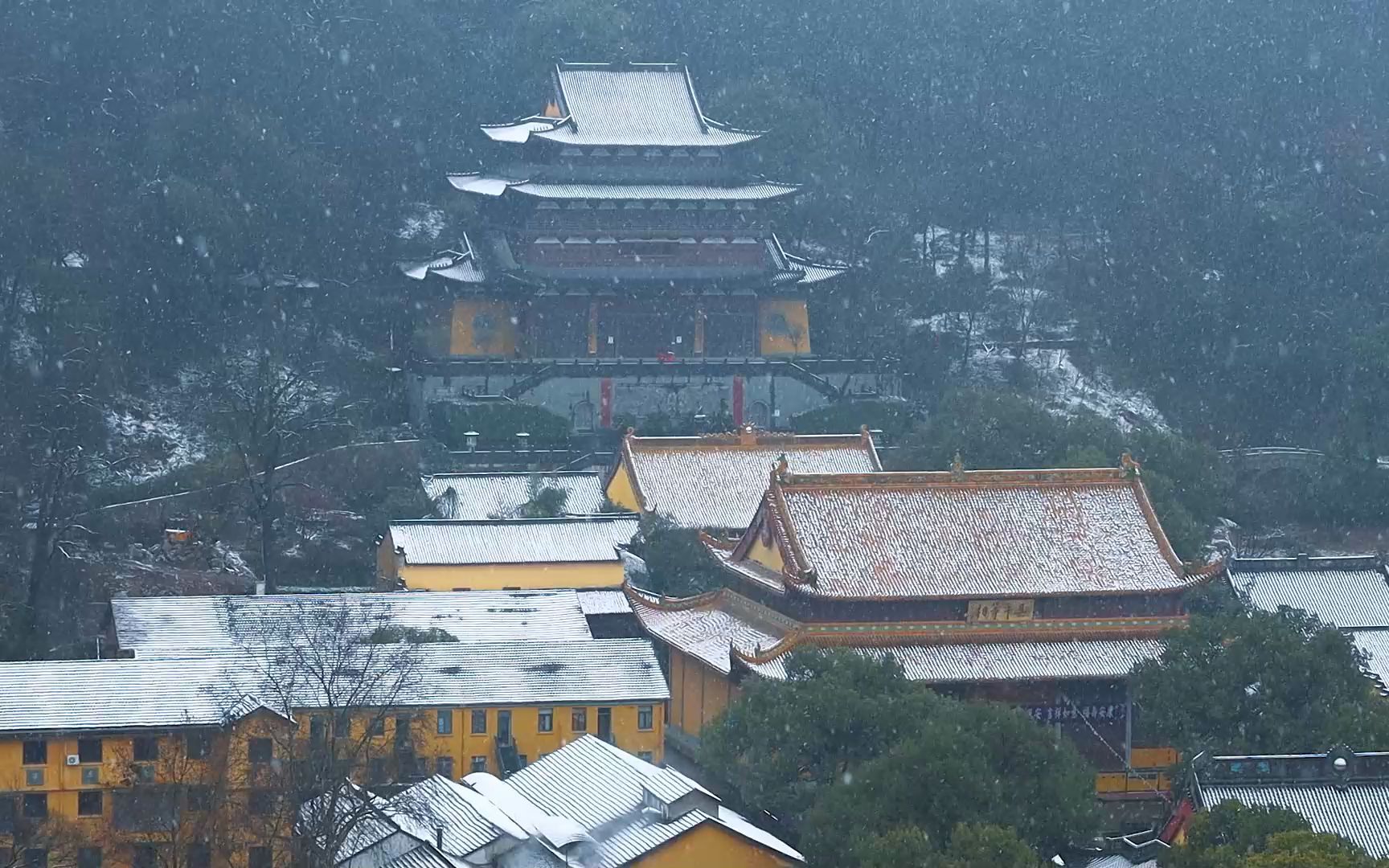 图片[1]-[小予的白噪音]南屏晚钟|敲木鱼|钟声|下雪天-白噪音频道 / 其他ASMR-秀房