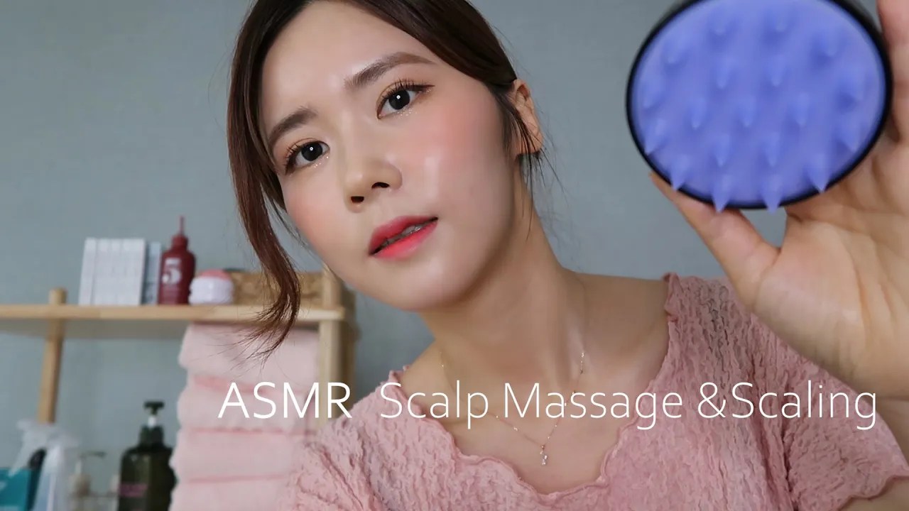 图片[1]-[Mongsilunnie]舒适的头皮放松按摩哄睡|梳头发|轻声耳语-ASMR몽실언니Mongsilunnie / 韩国ASMR-秀房