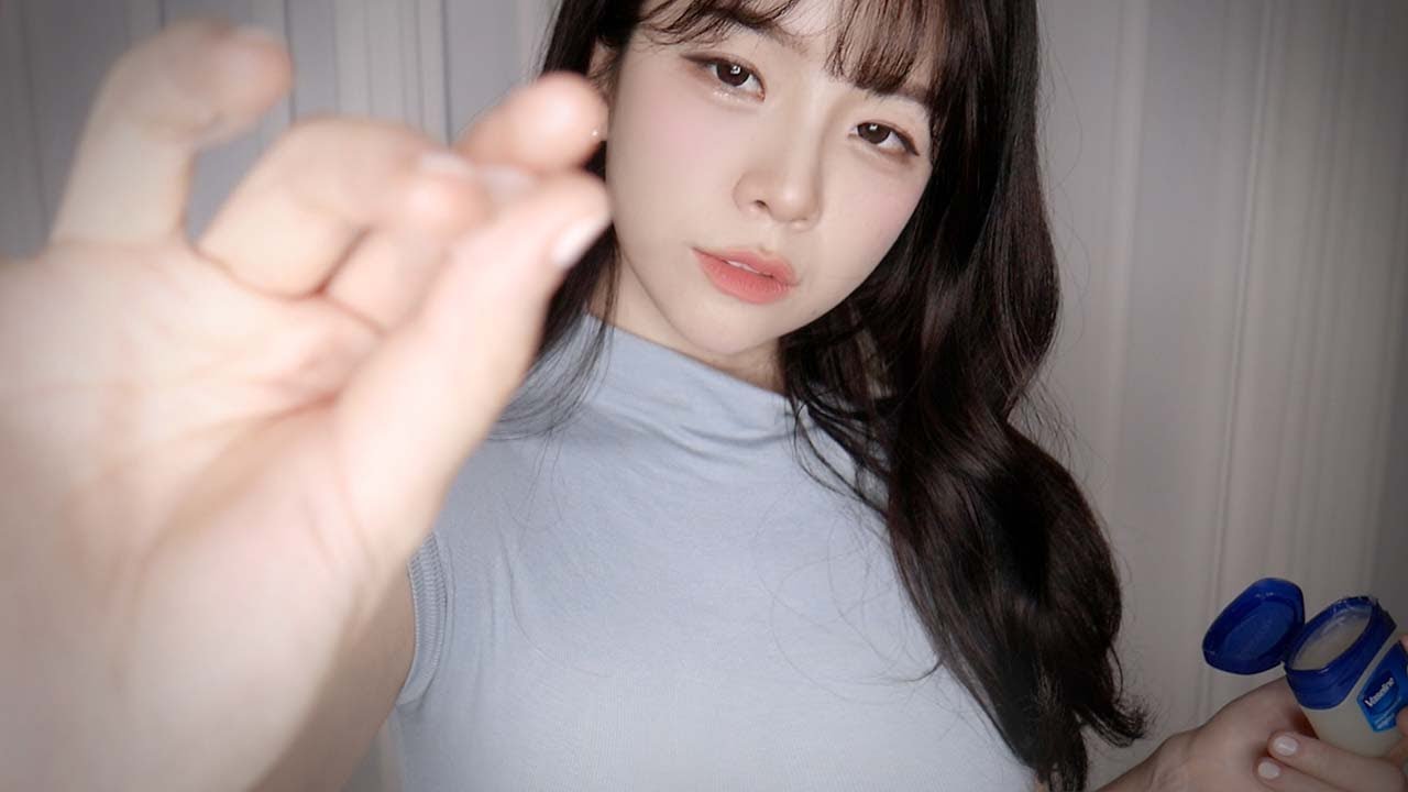图片[1]-[yeonchu]凡士林面部按摩|舒适的刺痛感（左右分离，穿透）-asmr yeonchu 연츄 / 韩国ASMR-秀房