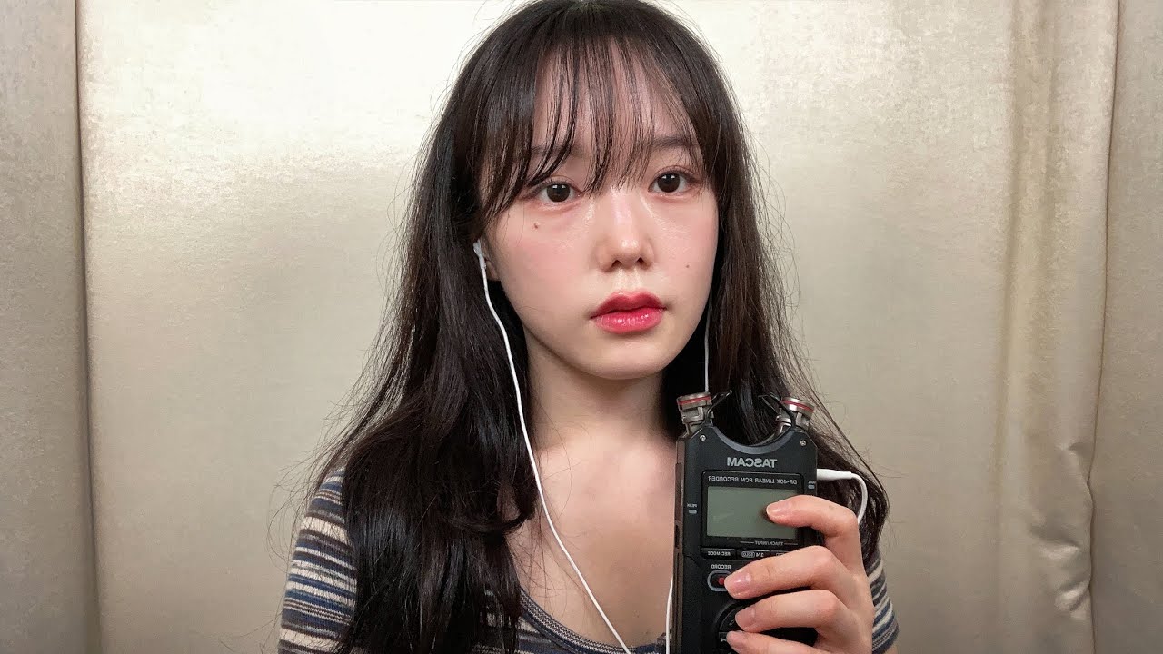 图片[1]-[Jamonghae]舌尖舔耳口腔音|超好听的嘴巴音-Jamonghae柚子 / 韩国ASMR-秀房
