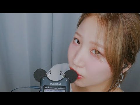 图片[1]-[口腔音]ASMR snow 使用TASCAM录制口腔音 & 舔耳-ASMR snow 눈송이 / 韩国ASMR-秀房