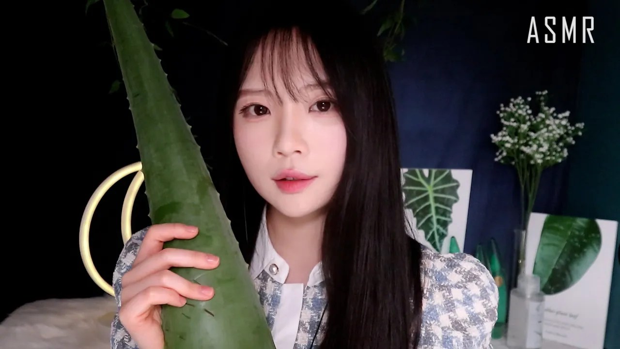 图片[1]-[nara]欢迎光临芦荟护肤品商店|脸部护理|角色扮演-ASMR nara / 韩国ASMR-秀房