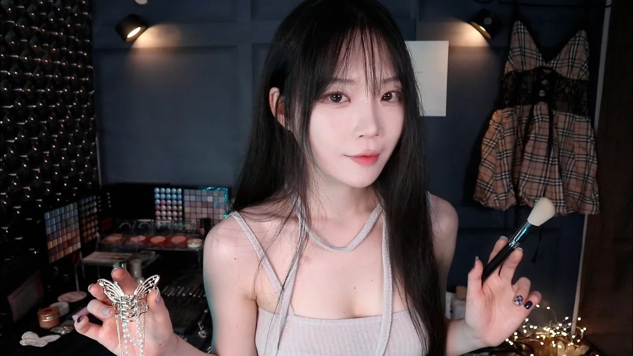 图片[1]-[nara_나라]偶像候诊室的化妆助眠放松 | 1小时睡眠保证-ASMR nara / 韩国ASMR-秀房
