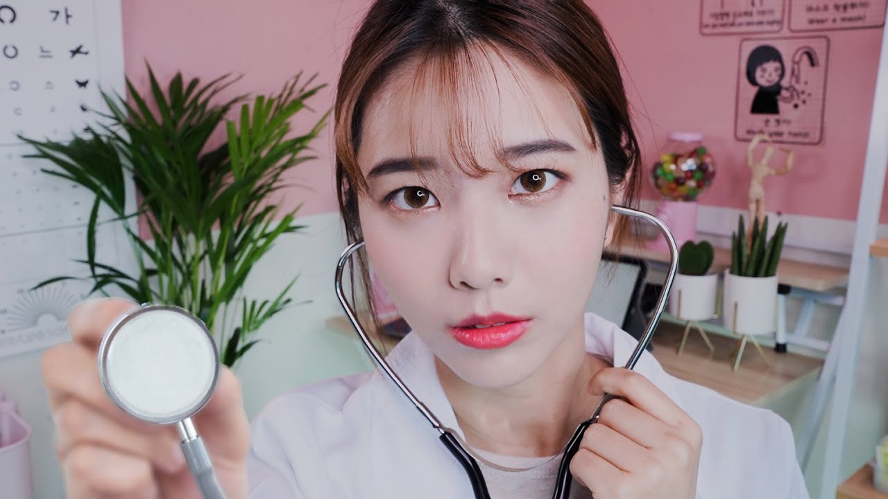 图片[1]-[Suna]在医务室里为孩子们处理伤口|角色扮演-ASMR Suna 꿀꿀선아 / 韩国ASMR-秀房