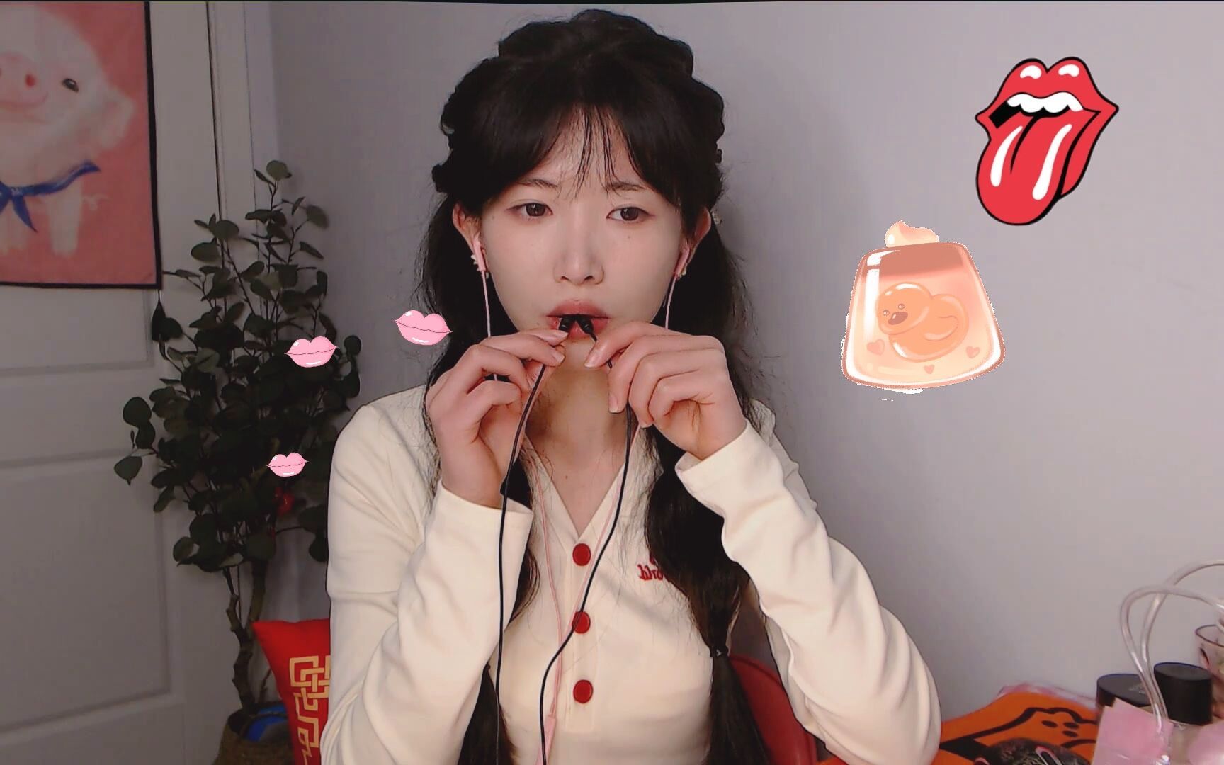 图片[1]-[芝麻对辣]耳朵含在嘴里酥软的声音 果冻口腔音-芝麻对辣 / 其他ASMR-秀房