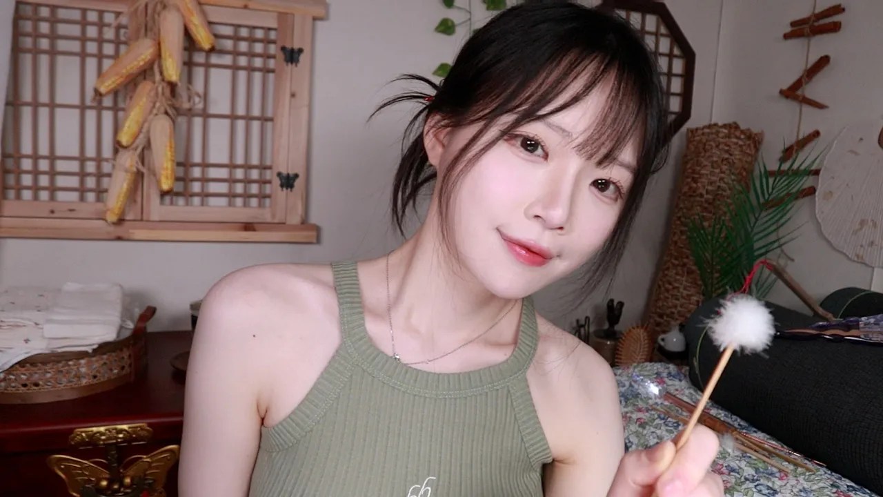 图片[1]-[nara]夏末的夜晚，在安静的乡间别墅里清理耳朵-ASMR nara / 韩国ASMR-秀房