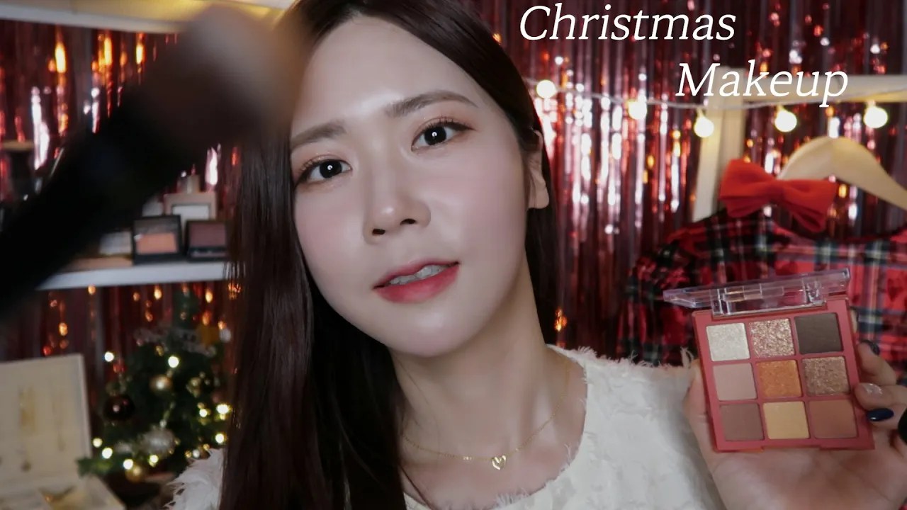 图片[1]-[Mongsilunnie]不容错过的圣诞派对化妆角色扮演 -ASMR몽실언니Mongsilunnie / 韩国ASMR-秀房
